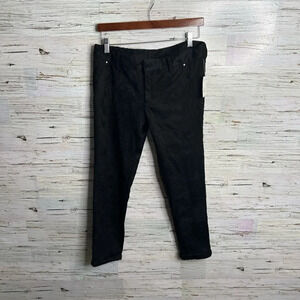 Free people floral black  pants trousers size 4 NWT